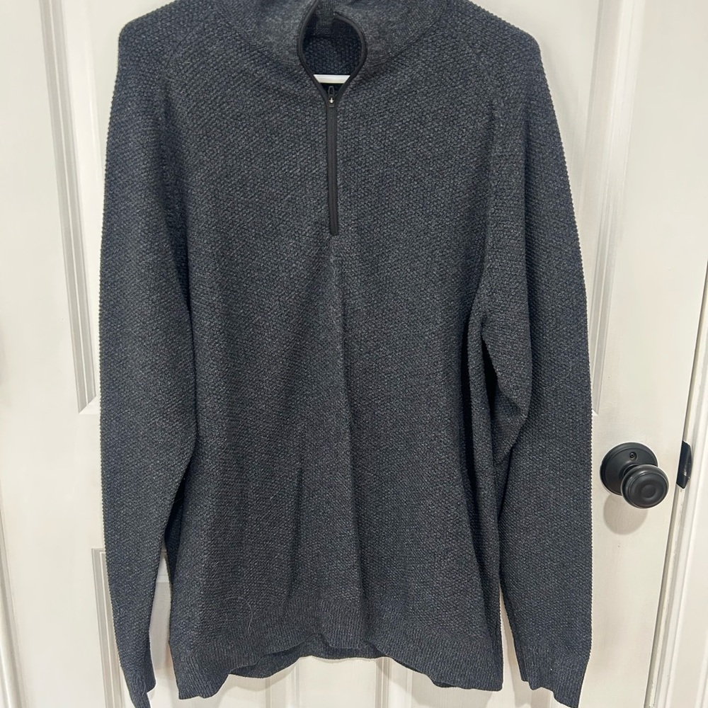 lululemon athletica Men's Charcoal Zip-Up Sweater